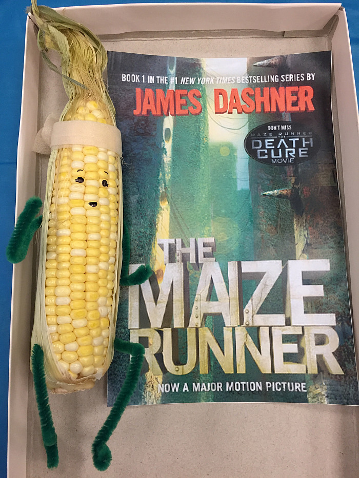 The Maize Runner was an entry in Myrin Library's 14th Annual Edible Books Festival.