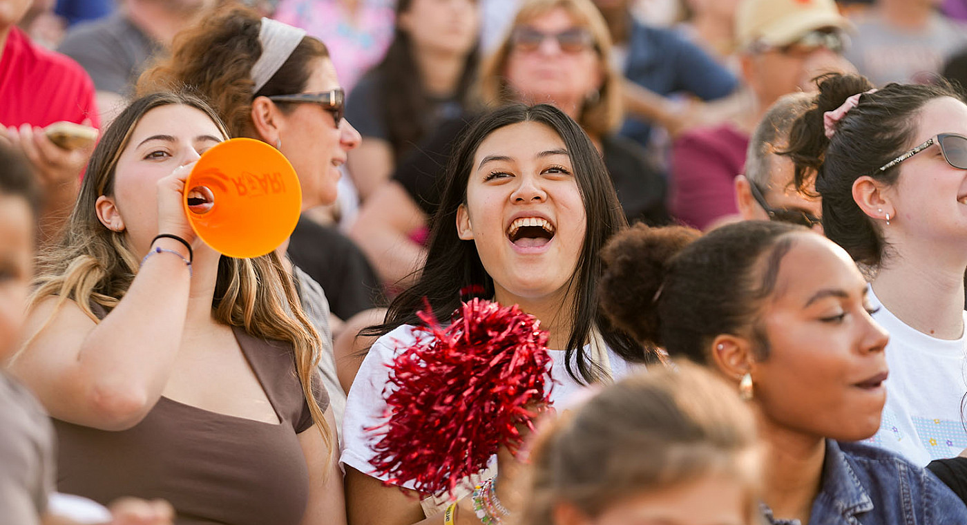 Cheering on the Bears
