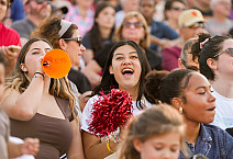 Cheering on the Bears