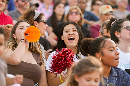 Cheering on the Bears