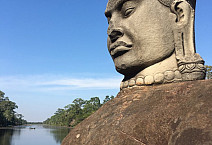 A statue of Buddha on display in Asia