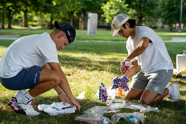 move in, day of service, welcome week orientation 2023 candid