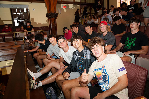 Move in day, welcome week, convocation, orientation