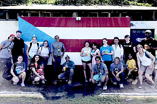 2023 Melrose Fellows in Loiza, Puerto Rico.