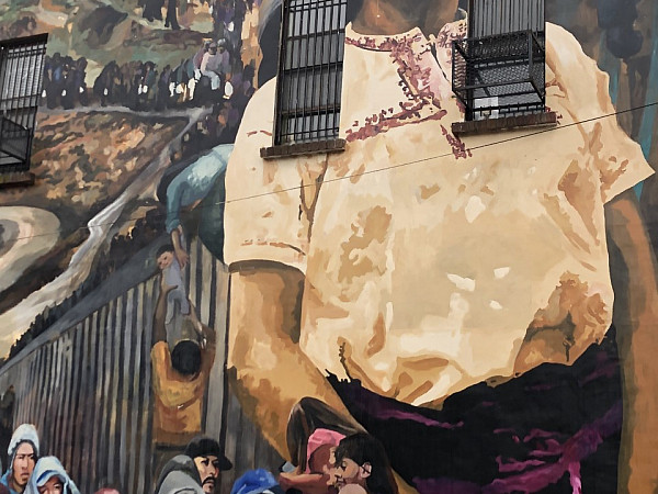 Mural in Fairhill section of Philadelphia, heart of the city's Puerto Rican and Latinx community.