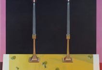 Two Candles With Snails (Time's Gut-End, Relief), 2022