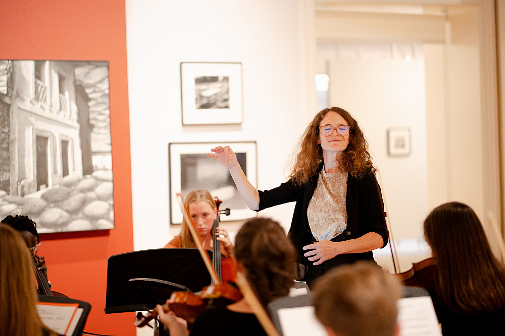 Melinda Rice, Director of Ursinus College String Ensemble