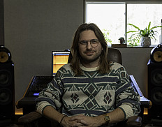 Michael Quick at Pierce Johnston's mastering studio