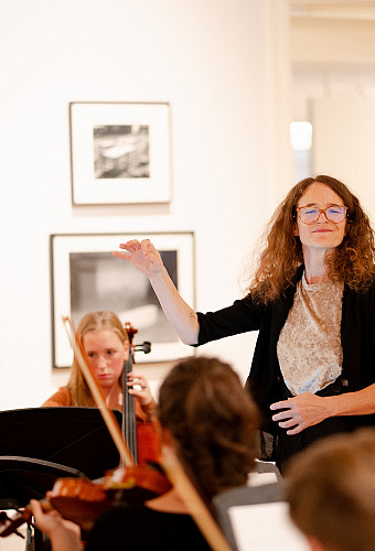 Melinda Rice, Director of Ursinus College String Ensemble