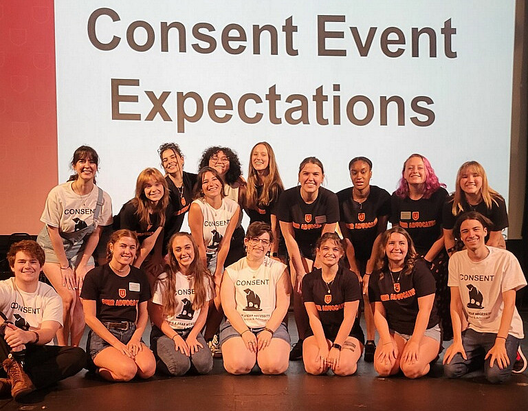 Peer Advocates & Consent Event Actors Group Photo 2022