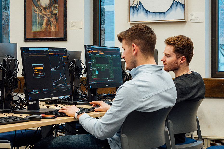 Wall Street on Main Street. Our current Bloomberg terminals in the Myrin Library are getting a state-of-the-art home base, coming Fall 2025.