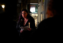 Jennifer Frymiare at Disability Day of Mourning Vigil 2023