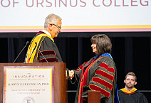 The inauguration of President Robyn Hannigan on October 14, 2022.