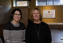 Casey Schwarz (left) and Maureen Cumpstone will lead Start-Ups and the Scientific Method, a forthcoming series of courses and programming...