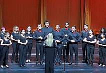 Voices of Ursinus performing at Radio City Music Hall.