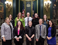 Environmental studies students visited the PA State Capitol on Wednesday, October 4, to meet with our district's elected officials.