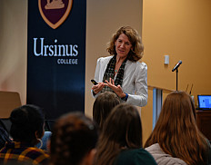 Karen Scheu, a member of the Ursinus Board of Trustees, is a family nurse practitioner at Maryland's Esperanza Center.