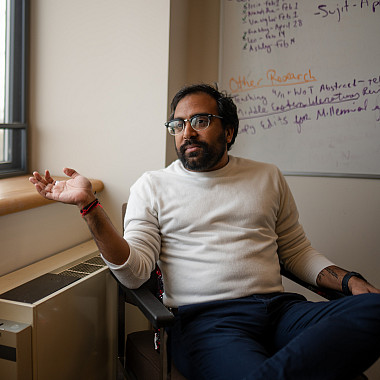 Assistant Professor of English Jay Shelat