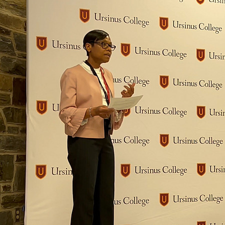 Heather Lobban-Viravong presents a lightning talk on the addition of disability services to the division of inclusion and community engag...