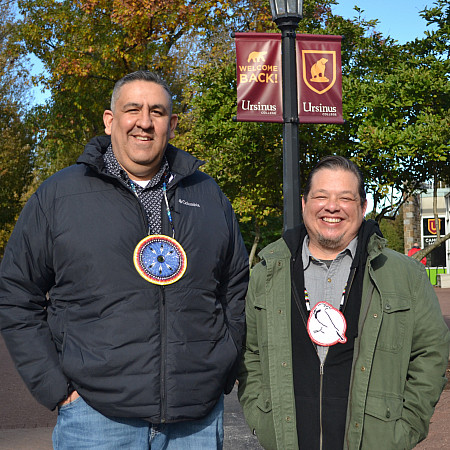 Chief Brad KillsCrow and Assistant Chief Jeremy Johnson