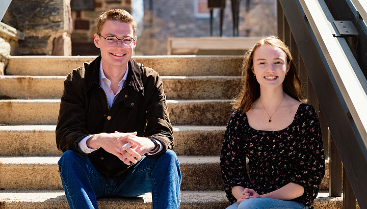 Trey Dykeman '25 and Kelsey Lyons '27