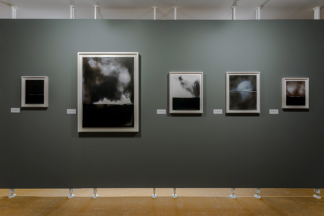 Installation view of Chuck Kelton: Folds