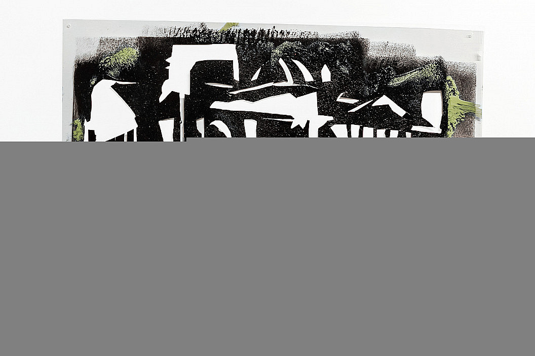 Kelsey Gavin, Sharp Objects, Stencils, 2021.