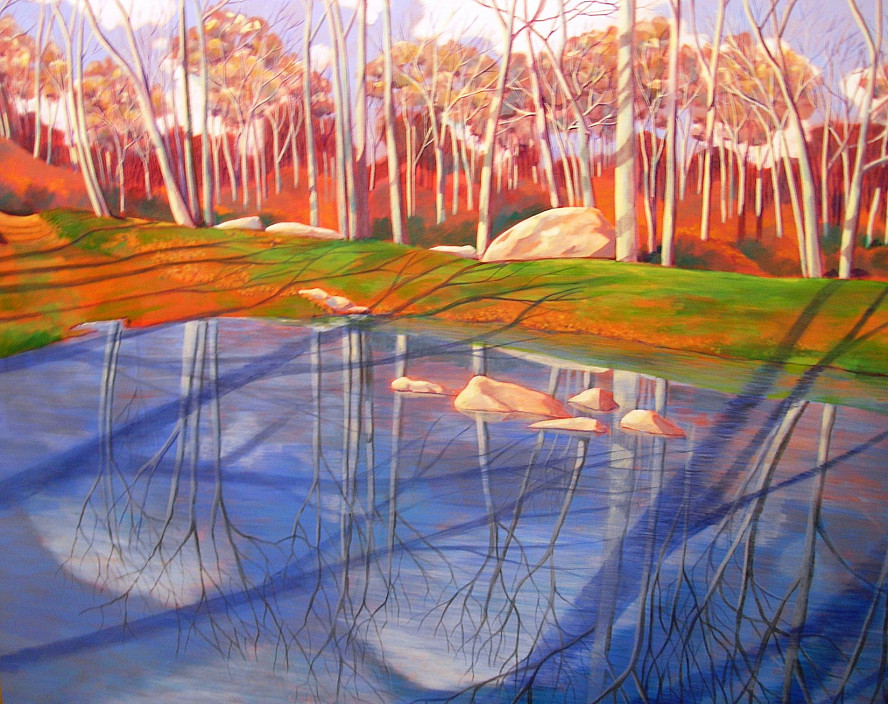 Barbara J. Zucker, Stone Hill Series XIV Reflections and Shadows, 2001.