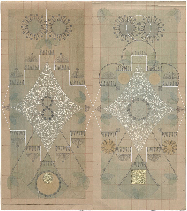 Louise Despont, Dandelion Constellation I, 2014.