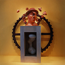 Syd Carpent, Terminal B, Stand at Ease (aka Frank as the Sun King), 2001.