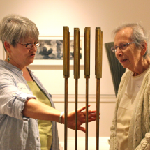 Art And The Aging Mind -Two people admire art