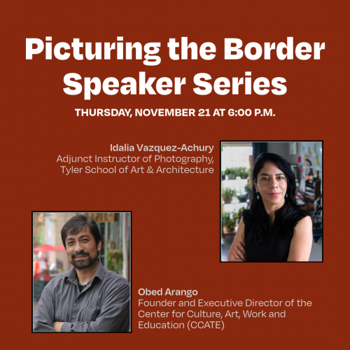 Obed Arango Hisijara and Idalia Vasquez-Achury Thursday, November 21 from 6 to 8 p.m.