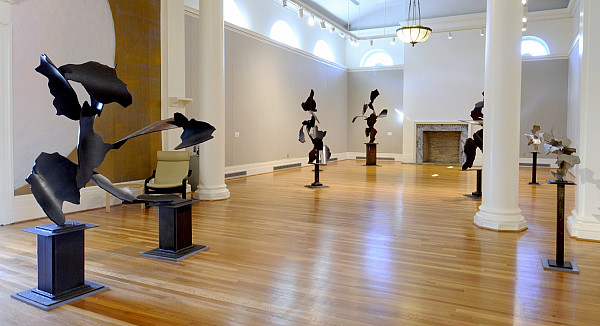 Installation view of Make a Statue of my friend: Presenting Enkidu, Re-Presenting the Gilgamesh Epic. 