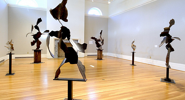 Installation view of Make a Statue of my friend: Presenting Enkidu, Re-Presenting the Gilgamesh Epic. 