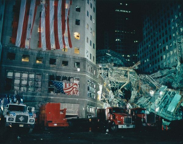 Installation view of Aftermath