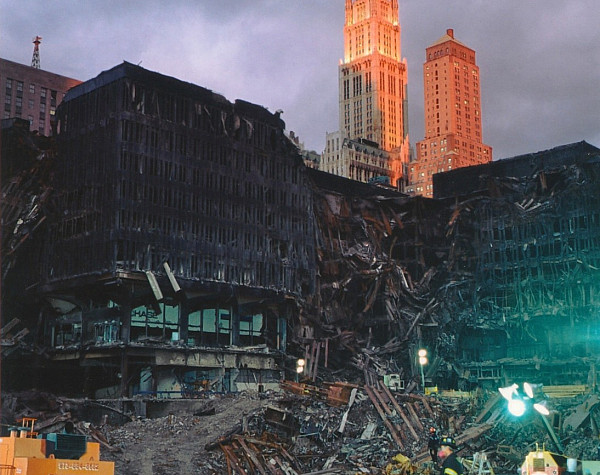 Installation view of Aftermath