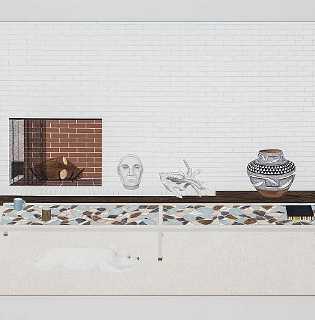 Becky Suss, Living Room (Yogi 2), 2013.