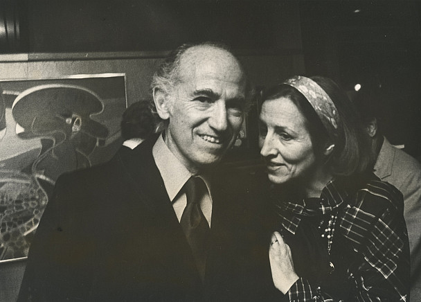 Dr. Jonas Salk and Françoise Gilot, c. 1990