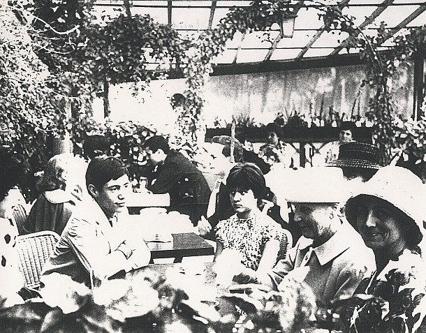 Claude Picasso, Paloma Picasso, Madeline Gilot, and Françoise Gilot, c. 1962