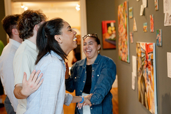 Opening Reception for the 2024 Annual Student Exhibition: Height Marks on the Door Frame