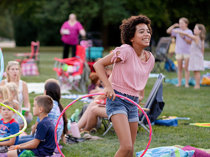 Movie on the Lawn festivities, July 2022.