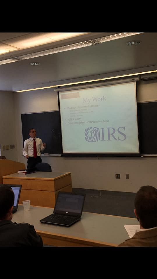 Students give Independent Learning Experience presentations