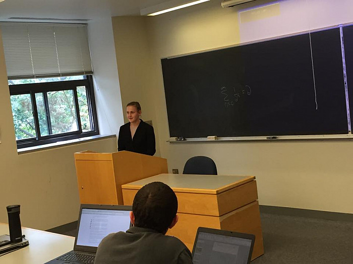 Students give Independent Learning Experience presentations
