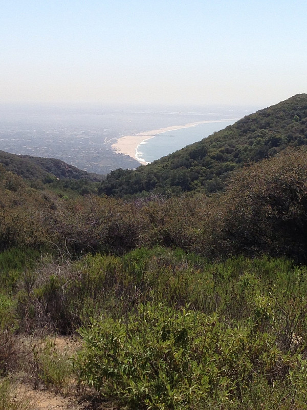 First view of the Pacific