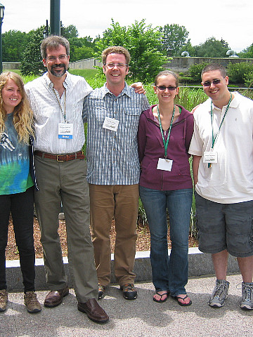 Faculty and students at the Association of Environmental Studies and Sciences conference in Burlington, VT.