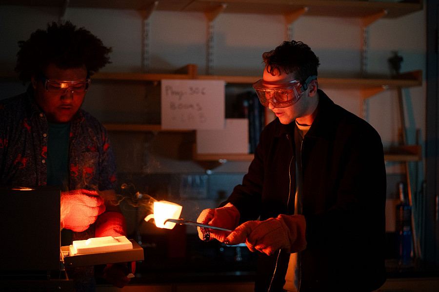 Led by Professor Casey Schwarz the Glass and Materials Engineering Science Lab researches novel materials for optical devices and medical...