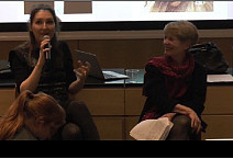 Marie Darrieussecq and Professor Colette Trout