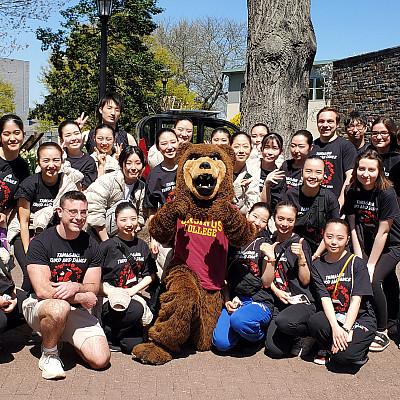 The renowned Tamagawa Taiko dancers visit campus annual and spend several days exchanging cultures with our students studying Japanese in...