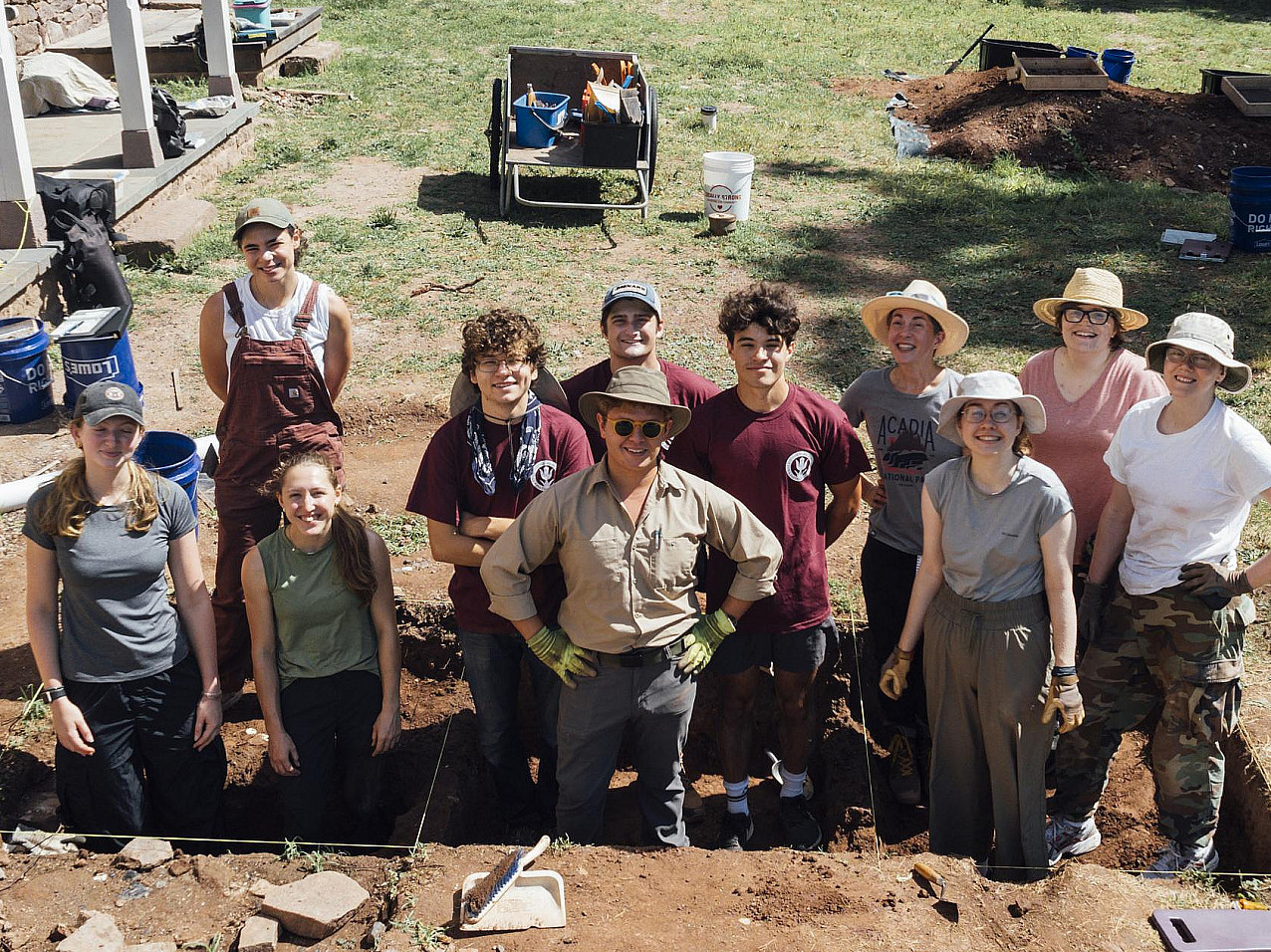 Field School at Speakers House in Trappe Summer 2024