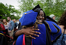 Melrose Award co-recipient Mary Atta-Dakwa and Assistant Professor of Politics Dr. Annie Karreth